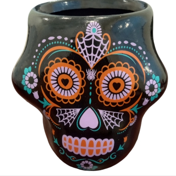 Sugar Skull Planter - Day of the Dead - Picture 5 of 5